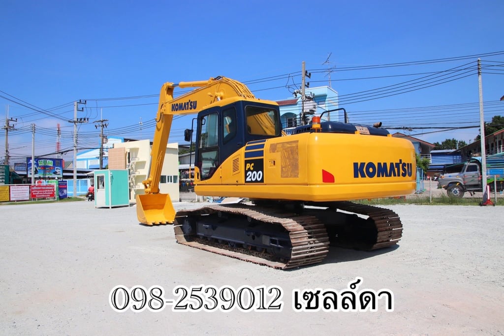 รถแบ็คโฮ KOMATSU PC200-7 ปี 2548 150 แรง ไฟฟ้าครบ (4599) รถแบ็คโฮ KOMATSU PC200-7 ปี 2548 150 แรง ไฟฟ้าครบ (4599)