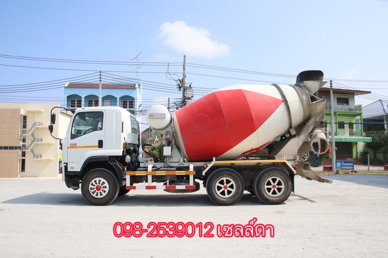  👉 สิบล้อโม่ปูน ISUZU FXZ 320 แร ปี 2566 (0237)