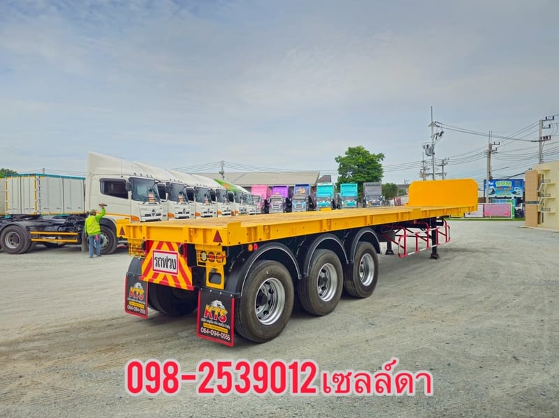 หางพื้นเรียบ สามเพลา  อู่ WAFA  ปี 2563(6112)