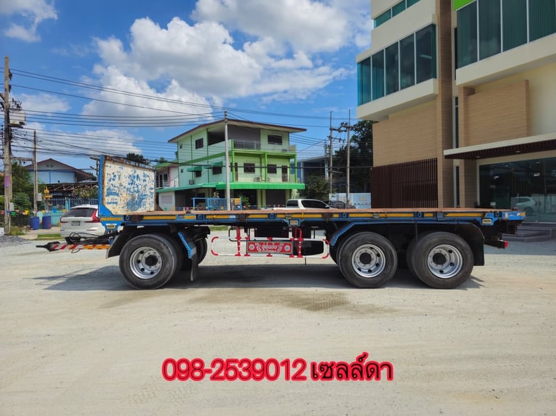 👉 หางพ่วงพื้นเรียบ สามเพลา อู่ ซุ่นชัย ปี 2559 (2767)