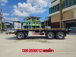 👉 หางพ่วงพื้นเรียบ สามเพลา อู่ ซุ่นชัย ปี 2559 (2767)