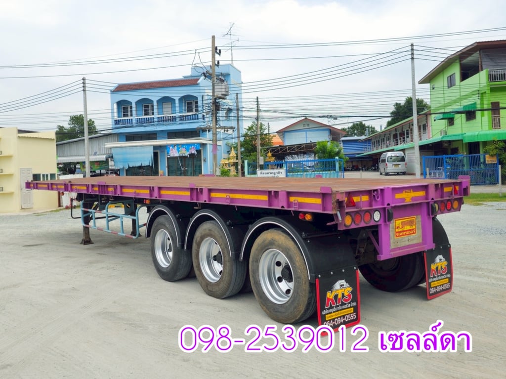 👉หางพื้นเรียบ สามเพลา อู่ panusmawim ปี 2555 (7198)