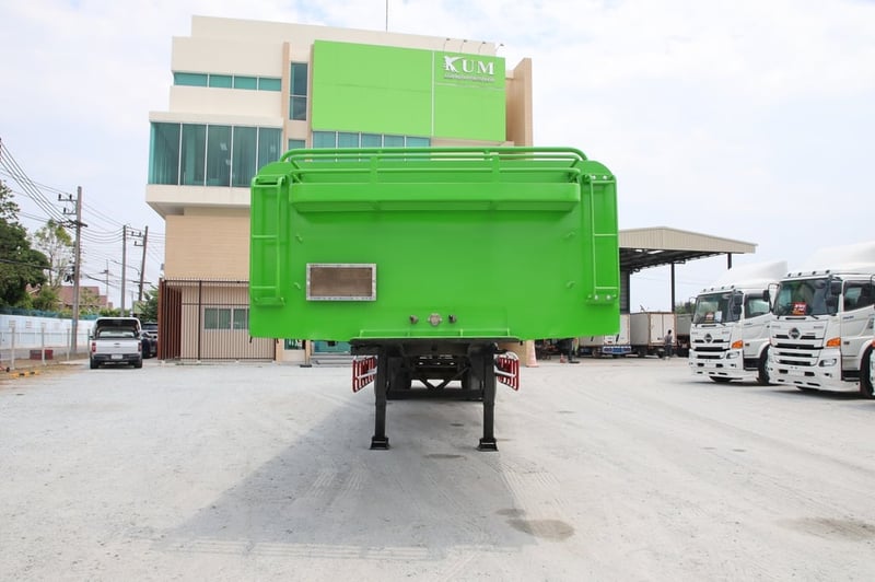 หางพื้นเรียบ สามเพลา อู่ ส.สมบัติ ปี 2561 (5529)