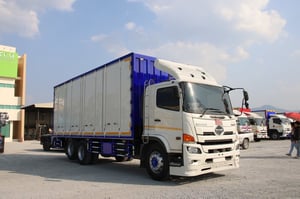 💥ฟรี เปลี่ยนยางใหม่ 10เส้น💥 สิบล้อตู้สิบบาน HINO FG8J 240 แรง ปี 2565 (4820)