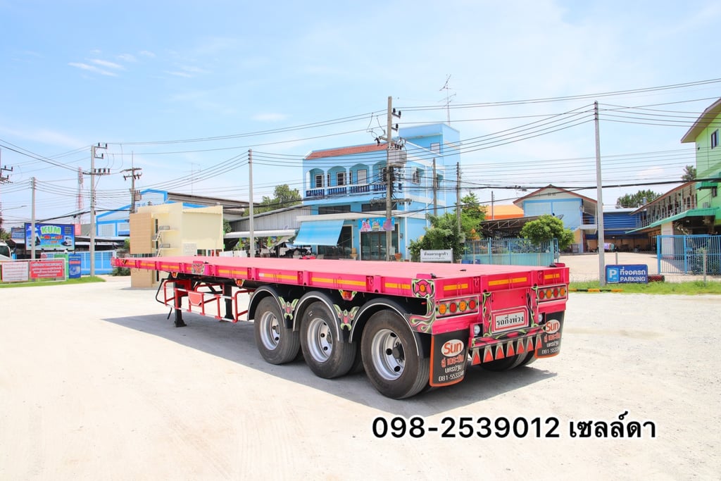 หางพื้นเรียบ สามเพลา (0376)