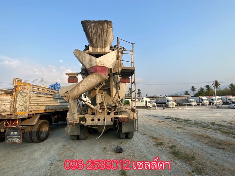  👉 สิบล้อโม่ปูน HINO FM1A 330 แรง ปี 2555 (1281)