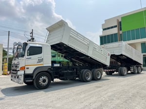 🔥ฟรีเก็บงานให้ 🔥ฟรียางใหม่ 2เส้น สิบล้อดั้มพ์ HINO  FM1A 344 แรง ปี 2560(2539,3778)