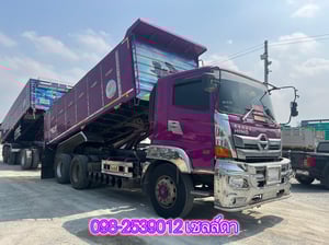 รถเข้าใหม่ FM2P380 💜💜 👉 สิบล้อดั้มพ์ HINO FM2P 380  แรง ปี 2565 ( 2089,2090)