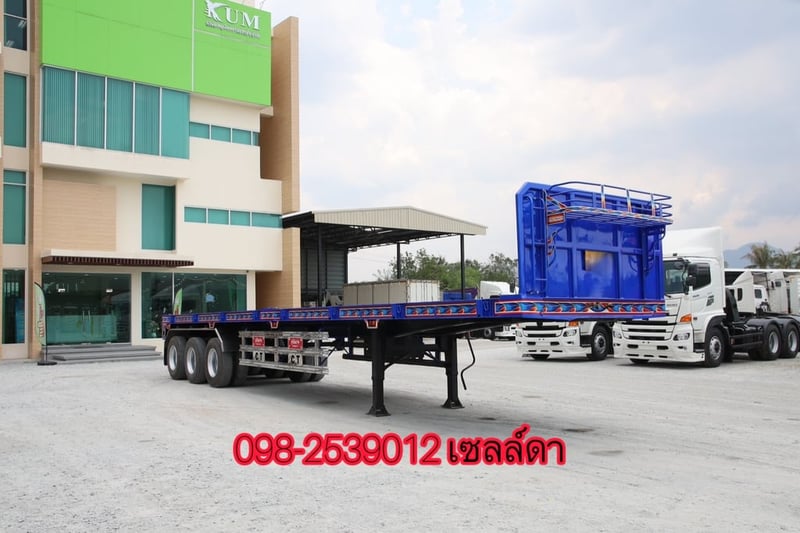 🔥 หางพื้นเรียบ สามเพลา อู่ CTT ปี 2565 (1885) 🔥 หางพื้นเรียบ สามเพลา อู่ CTT ปี 2565 (1885)