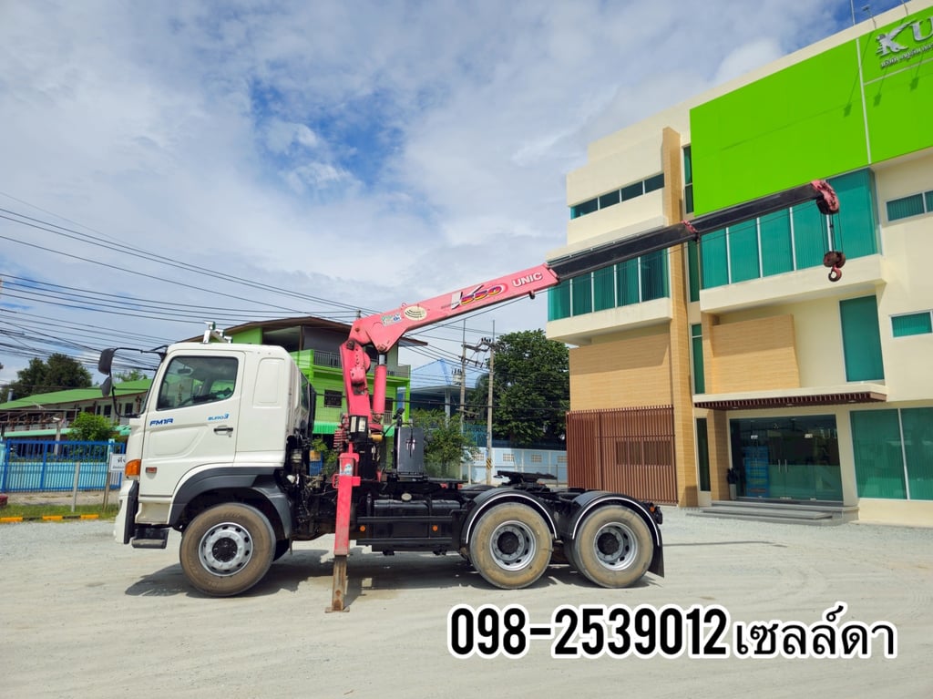 สิบล้อหัวลากติดเครน(0293) HINO FM1A 344 แรง ปี 2562 สิบล้อหัวลากติดเครน(0293) HINO FM1A 344 แรง ปี 2562