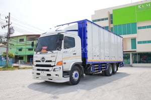 🔥ฟรียางใหม่ 10เส้น 🔥ฟรีเก็บงานสวย อู่BBC สิบล้อตู้สิบบาน HINO FG8J 240 แรง ปี 2565(4820)