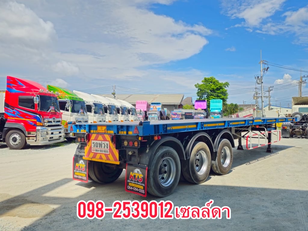 หางพื้นเรียบ สามเพลา อู่ WAFA ปี 2565(5439)