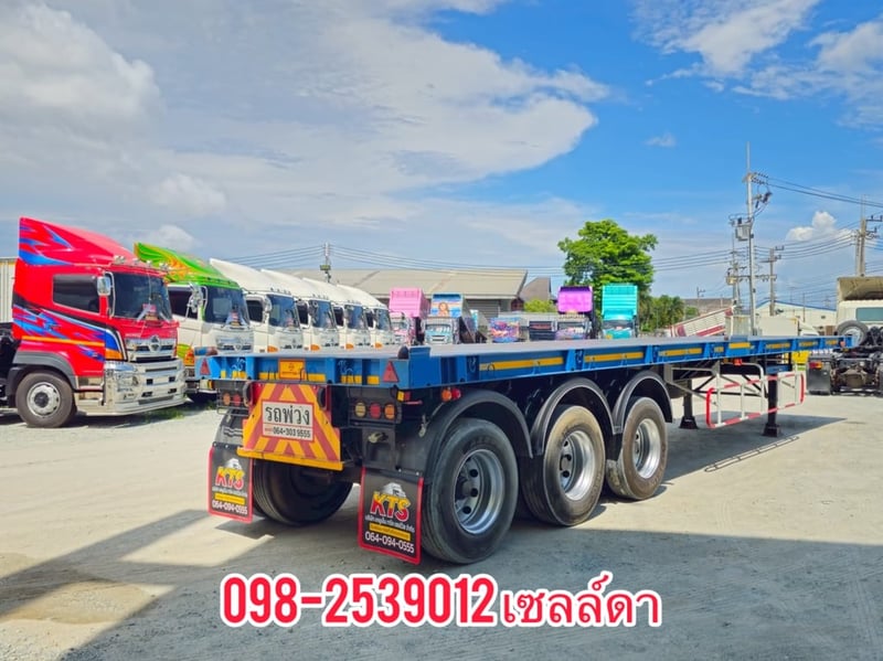 หางพื้นเรียบ สามเพลา อู่ WAFA ปี 2565(5439)