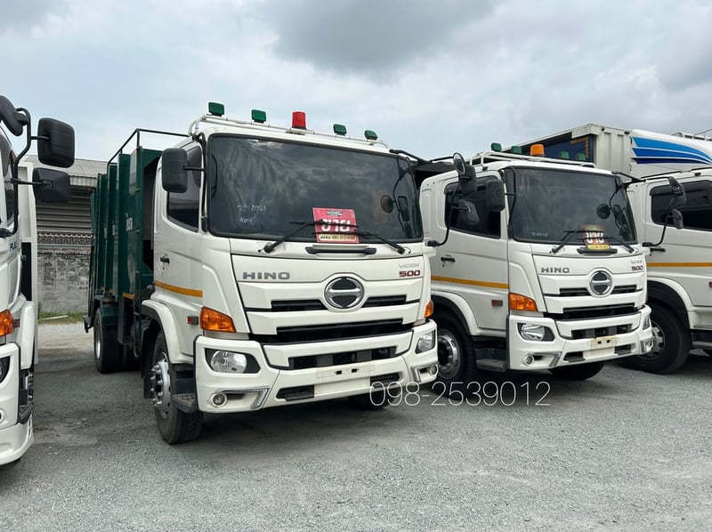หกล้อรถขยะ Hino FG8J 240 ปี66 (4084,4039)