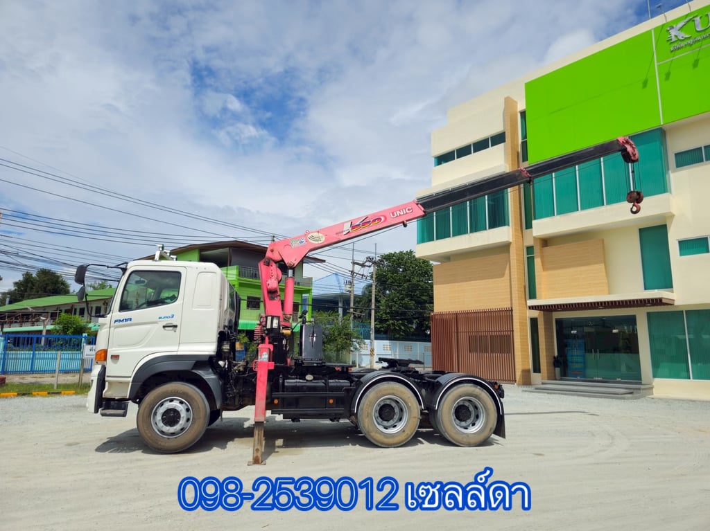 สิบล้อหัวลากติดเครน HINO FM1A 344 แรง ปี 2562(0293) สิบล้อหัวลากติดเครน HINO FM1A 344 แรง ปี 2562(0293)