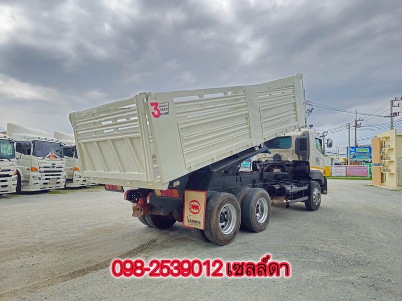  สิบล้อดั้มพ์ HINO  FM1A 344 แรง ปี 2560(2539)