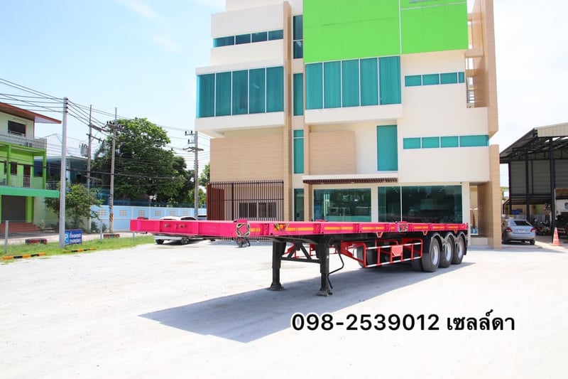 หางพื้นเรียบ สามเพลา อู่เดอะซัน ปี 2565(0376)