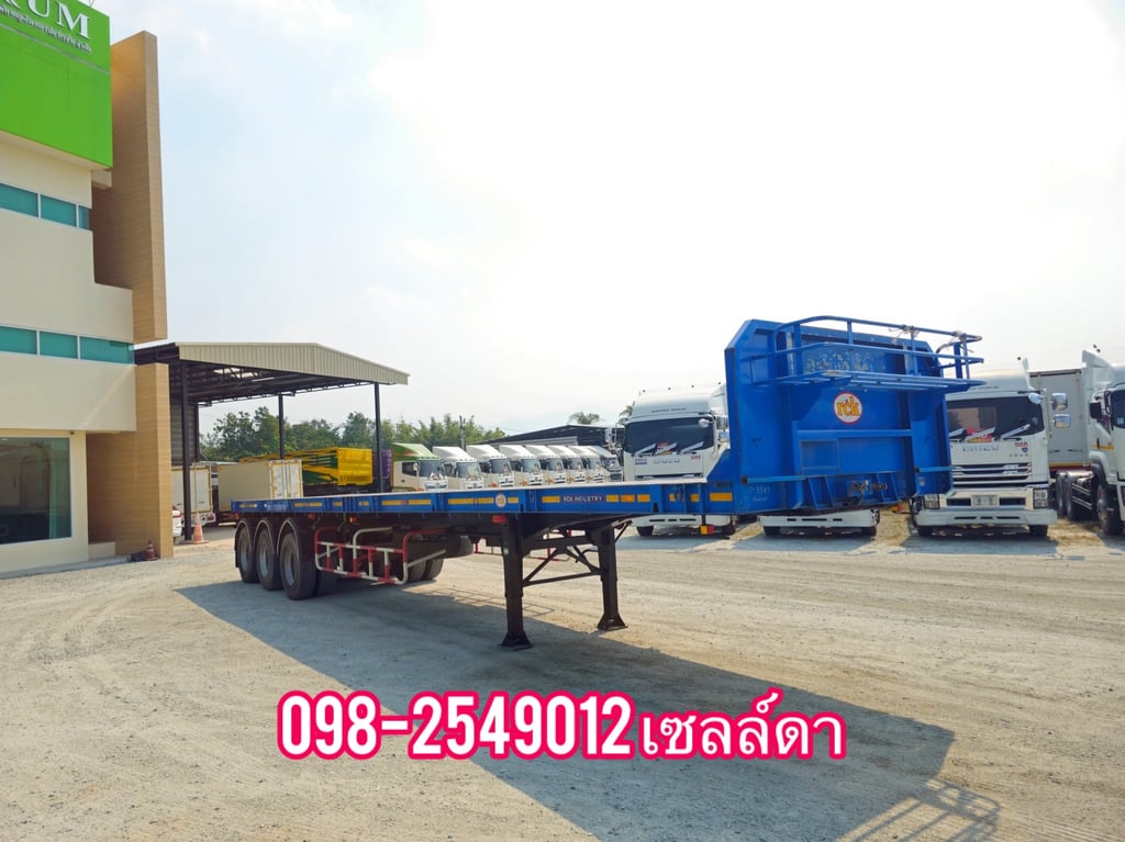  หางพื้นเรียบ สามเพลา อู่ RCK ปี 2565 (5249)