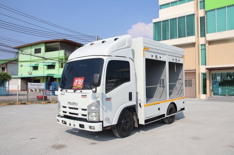 🩵หกล้อตู้ ISUZU NMR 130 แรง ปี 2558 (5477)