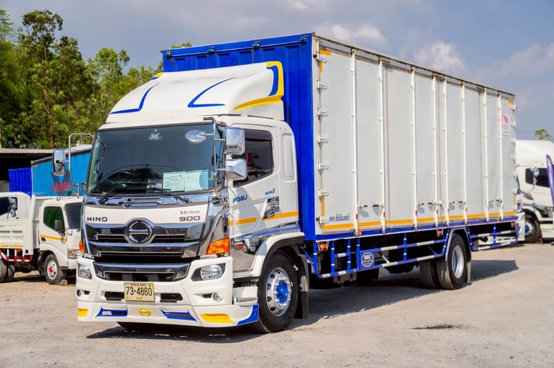 HINO FG รถบรรทุก 6ล้อ ตู้แห้ง ปี2019