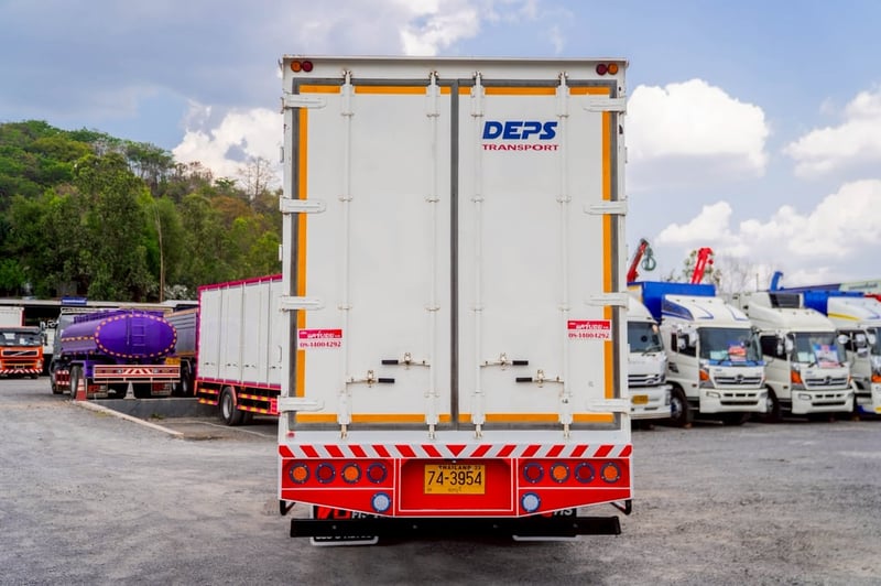 FOTON BJ 240แรงม้า รถบรรทุก 6ล้อ ตู้แห้ง ปี2022 เลขไมล์น้อยกว่า 500,000 กม.