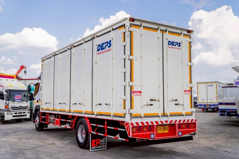 FOTON BJ 240แรงม้า รถบรรทุก 6ล้อ ตู้แห้ง ปี2022 เลขไมล์น้อยกว่า 500,000 กม.