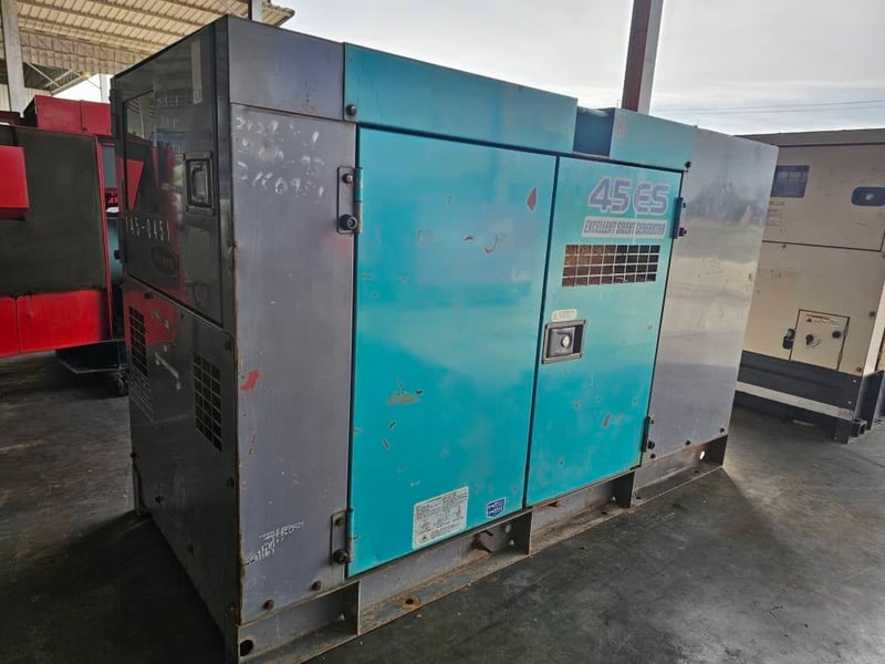 เครื่องปั่นไฟ DENYO รุ่น ESH ขนาด  45 KVA เครื่องยนต์ HINO WO4D - K สภาพเดิมๆ จากญี่่ปุ่น พร้อมใช้งาน