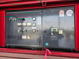 เครื่องปั่นไฟ NIPPON SHARYO ขนาด 400 KVA เครื่องยนต์ ISUZU BH - 6WG1X สภาพเดิมๆ เครื่องสวยๆ จากญี่ปุ่น