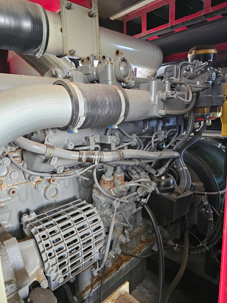 เครื่องปั่นไฟ NIPPON SHARYO ขนาด 400 KVA เครื่องยนต์ ISUZU BH - 6WG1X สภาพเดิมๆ เครื่องสวยๆ จากญี่ปุ่น