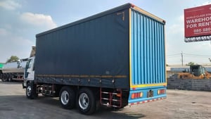 สิบล้อเพลาเดียว ตู้ผ้าใบ HINO195
