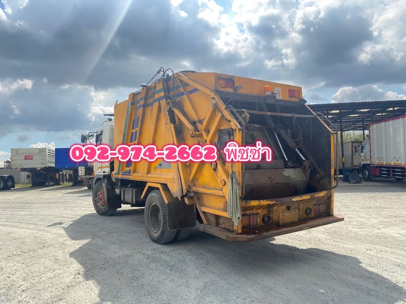 หกล้อบรรทุกขยะ HINO VICTOR 500 FG8J 240แรง ปี 2566 (4039)