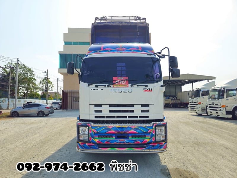 สิบสองล้อดั้มพ์  ISUZU FYH 360 แรง ปี 55(0856)