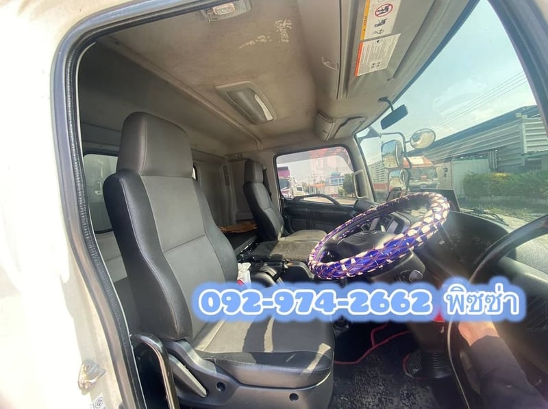 สิบล้อตู้ผ้าใบ HINO FL1A 344 แรงปี 67 ลูกพ่วงตู้ผ้าใบ สามเพลา อู่ สามมิตรปี 67 (5506)(5507)