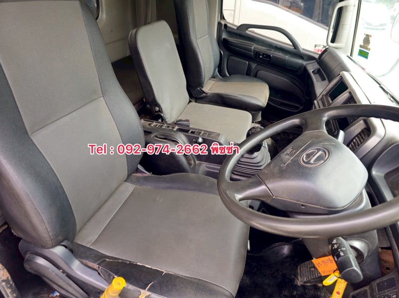 สิบล้อดั้มพ์ พ่วงแม่-ลูก  HINO FM1A 344 แรง ปี 66(1506)(3778) หางดัมพ์ สองคาน อู่แม็กเทเลอร์ ปี 65 