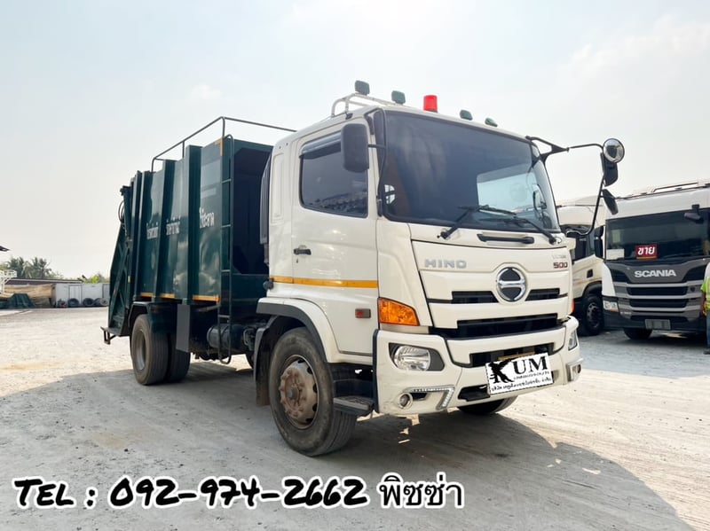 หกล้อบรรทุกขยะ HINO FG8J 240 แรงปี 66 (4084) หกล้อบรรทุกขยะ HINO FG8J 240 แรงปี 66 (4084)