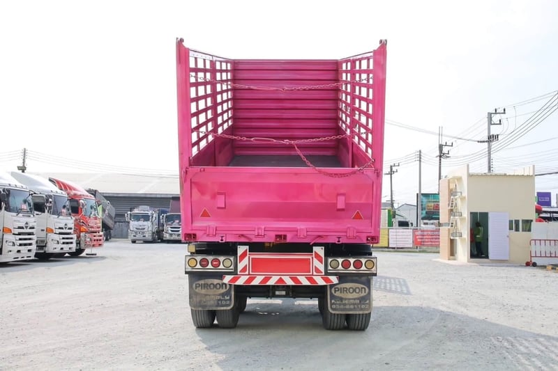 สิบล้อดั้มพ์ HINO FM1A 344 แรง ปี 65  หางดั้ม สามเพลา อู่พิรุธ ปี 65 (0932)(0933)