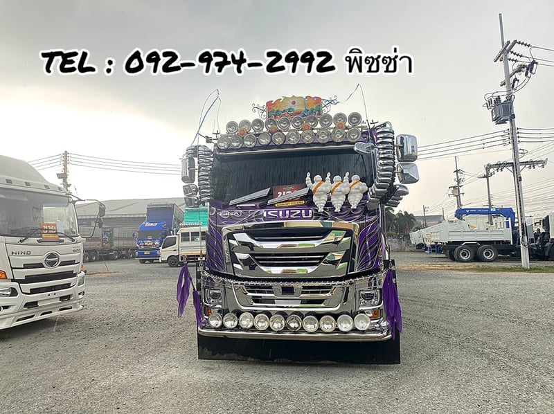 สิบล้อดั้มพ์พ่วง Isuzu Fxz 360 แรงม้า ปี 2566