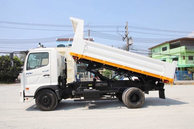 หกล้อดั้มพ์ ปีใหม่ ไมล์ 30,XXX โล 💥 หกล้อดั้มพ์ HINO FC9J 175 แรง ปี 2565 (0793)
