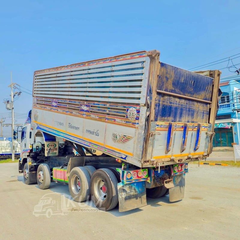 สิบสองล้อแท้ ดััมเกษตร ISUZU FYH 360 แรง ปี 2555(0856) สิบสองล้อแท้ ดััมเกษตร ISUZU FYH 360 แรง ปี 2555(0856)