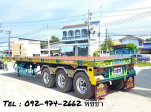 หางพื้นเรียบ สามเพลา  อู่ เอส.ที ปี 2561 (9740)