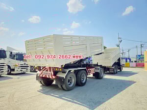 สิบล้อดั้มพ์พ่วงแม่ลูกปี 65  HINO FM1A 344แรง (2753)(1976)