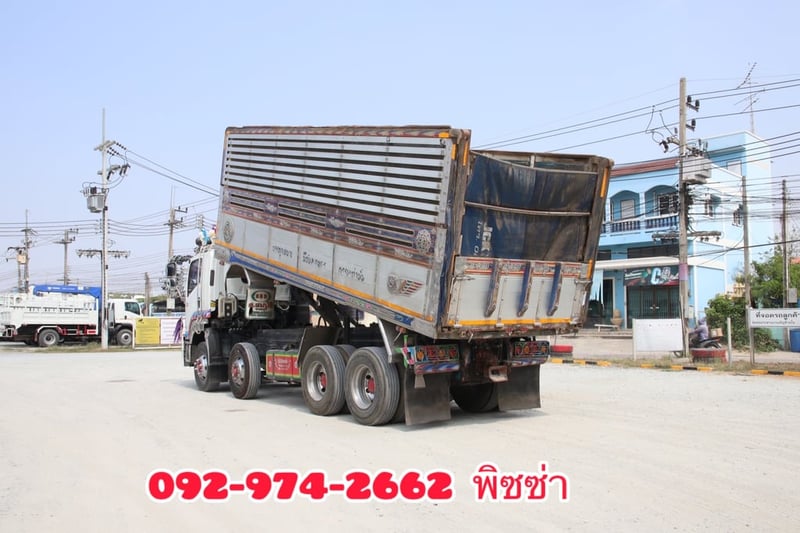 สิบสองล้อดั้มพ์  ISUZU FYH 360 แรง ปี 56(2507)
