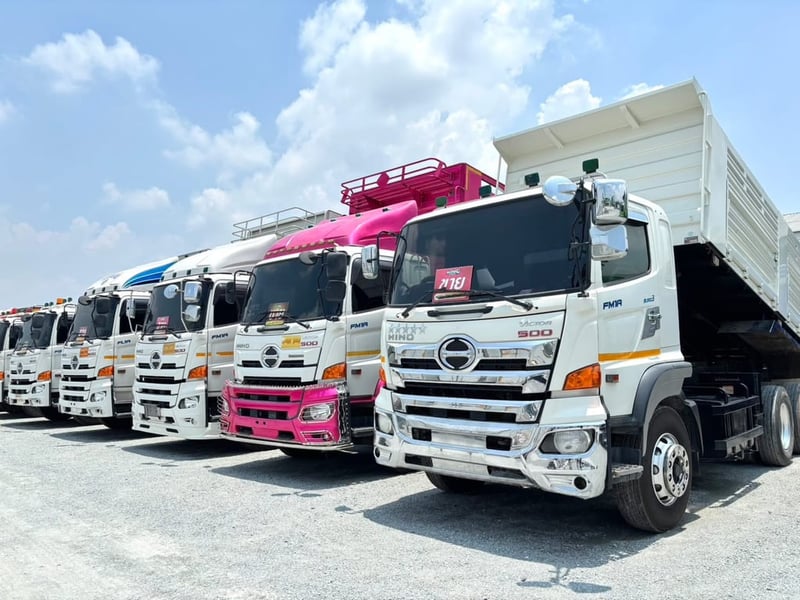 สิบล้อดั้มพ์ HINO  FM1A 344 แรง ปี 2560(2539,3778)