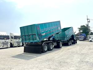 ISUZU FXZ 360 แรง ปี 2565 + หางดั้มพ์ อู่สหะกิจ ปี 2565(1245)(1246)