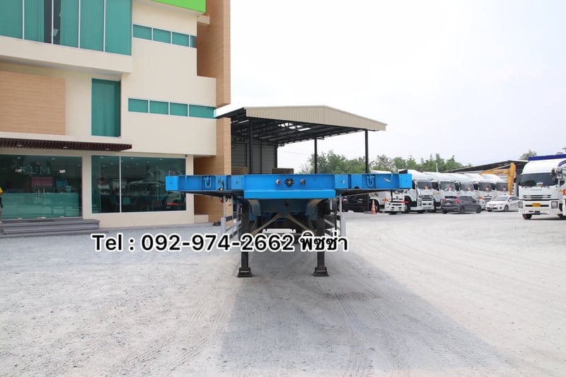 หางพื้นเรียบ สามเพลา  อู่ CIMC ปี 2564 (8294)