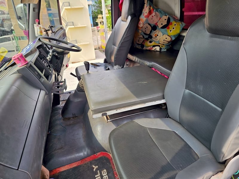 สิบล้อดั้มพ่วงแม่+ลูก  ISUZU FXZ 360 แรงปี 65 (2591,2592)