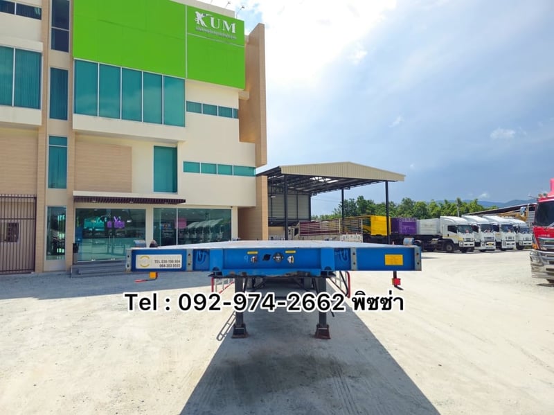 หางพื้นเรียบ สามเพลา อู่ WAFA ปี 2565(5439)