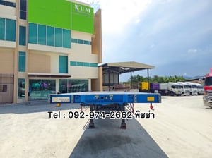 หางพื้นเรียบ สามเพลา อู่ WAFA ปี 2565(5439)