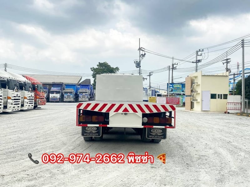 HINO FL 260แรงม้า รถบรรทุก 10ล้อ พื้นเรียบ ปี2017 เลขไมล์ 600,419 กม.