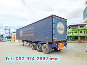 หางตู้ผ้าใบ สามเพลา อู่สามมิตร ปี 65 (0160)